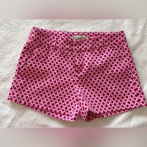 VGUC Banana Republic Size 0 pink and white shorts